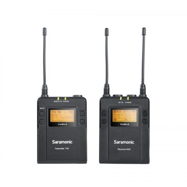 Saramonic UwMic9 RX9+TX9 wireless lavalier microphone system
