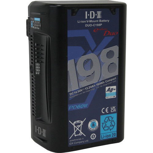 IDX System Technology DUO-C198P V-Mount Battery