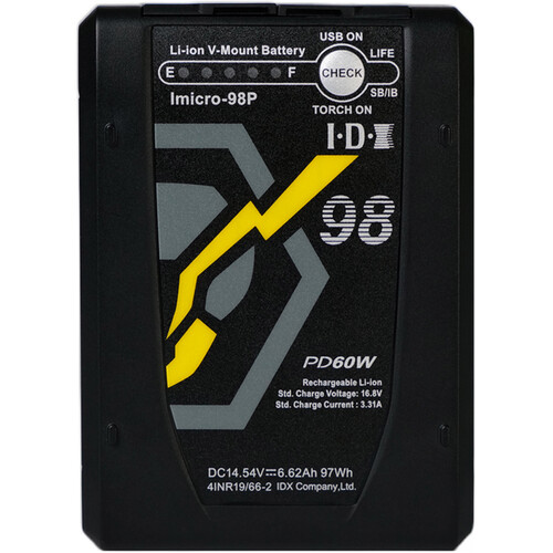 IDX System Technology imicro-98P 97Wh V-Mount Battery 