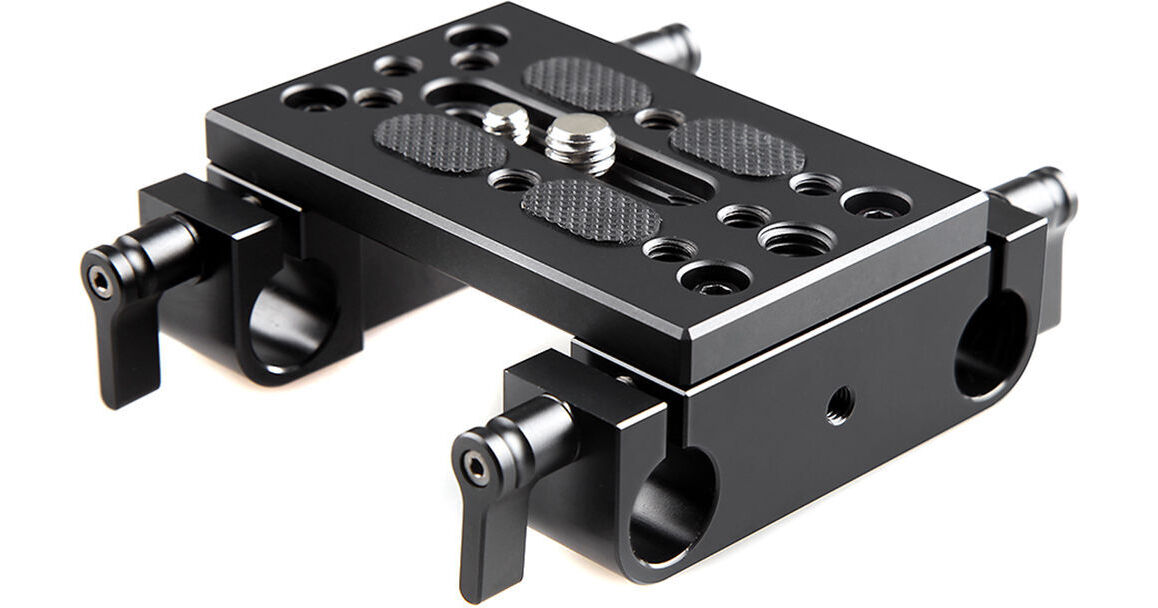 Smallrig 1775 Mounting Plate with Dual 15mm Rod Clamps